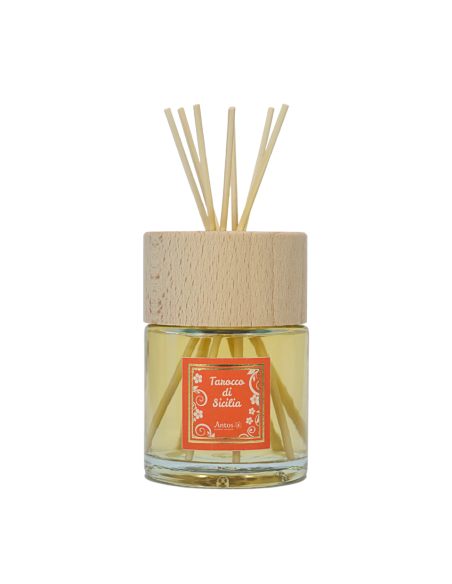 Profumatore per ambiente al tarocco di sicilia con bastoncini