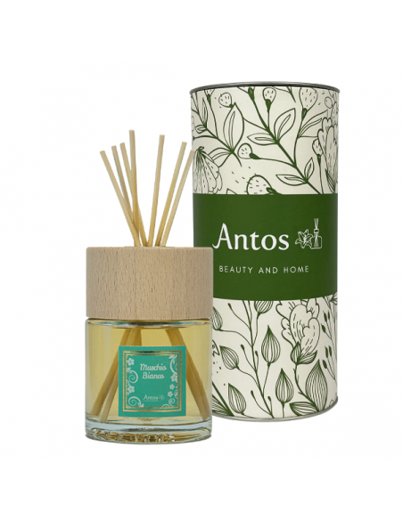 Profumatore per ambiente al muschio bianco con bastoncini