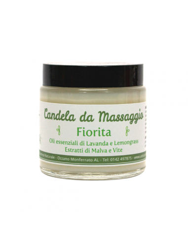 Burro Corpo - Candela da massaggio Fiorita lavanda e lemongrass