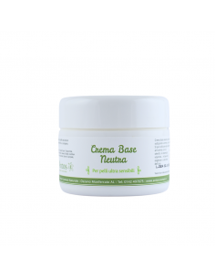 Crema base neutra per massaggi e trattamenti.